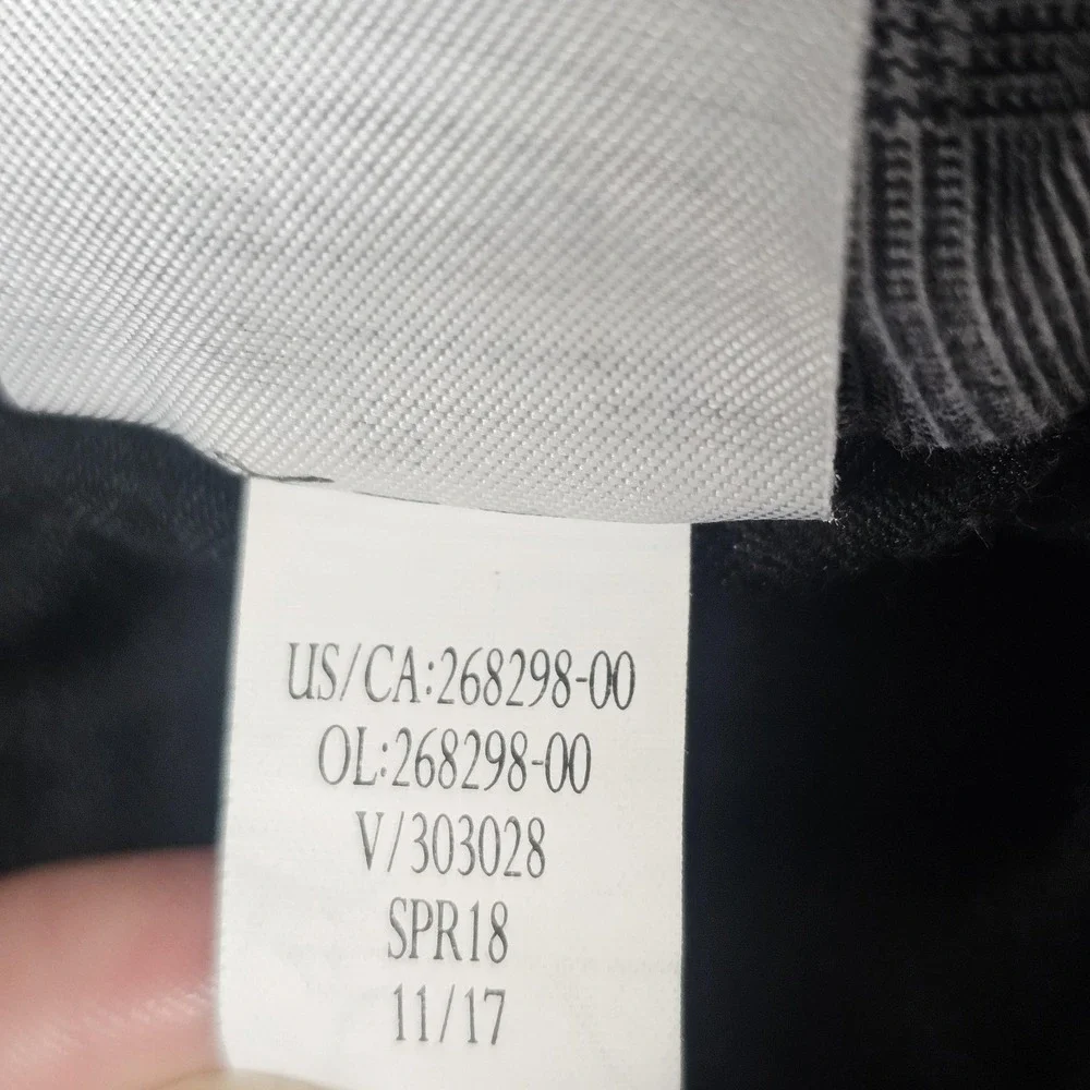 Banana Republic‎ Pants Mens 36x30 Gray Plaid Jogger Elastic Cuff Stretch Casual